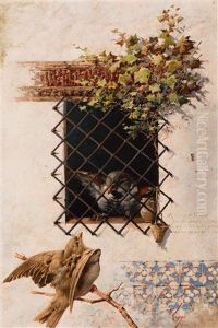 A La Reja De La Carcel by Horacio Lengo y Martinez