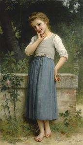 Young Girl With Cherries Young Girl With Cherries
