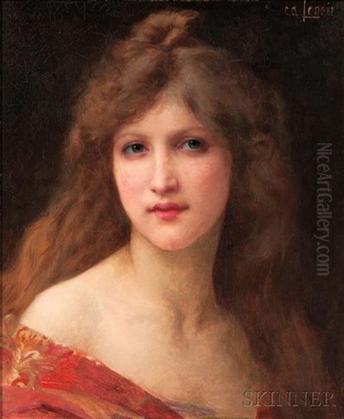 Portrait Of A Girl In A Red Dress - view 1
