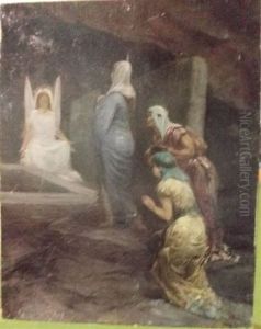 Etudes Pour Les Saintes Femmes Au Tombeau (study) by Charles Amable Lenoir