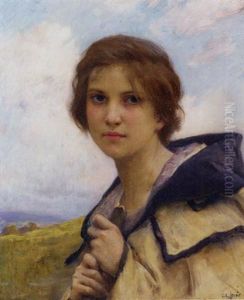 Jeune Fille A La Rose