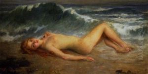 La Naissance De Venus by Charles Amable Lenoir