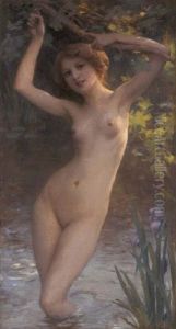A Morning Swim by Charles Amable Lenoir