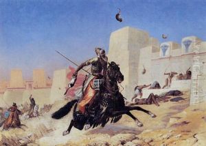 Le Roi Cambyse Au Siege Le Peluse by Paul-Marie Lenoir