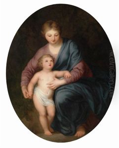 Madonna Und Kind by Andries Cornelis Lens