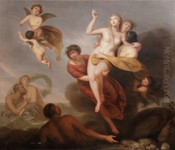 Thetis Portee Par Des Nereides - view 1