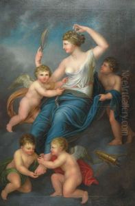 La Toilette De Venus by Andries Cornelis Lens