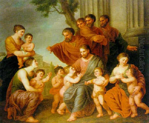 Christ Blessing The Children - view 1