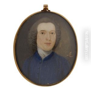 Portrait Miniature Of A Gentleman by Bernard Lens III