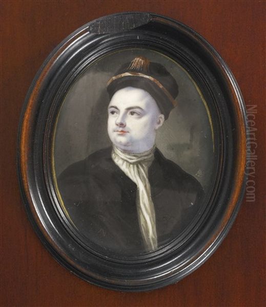 A Miniature Of Sir Richard Steele - view 1