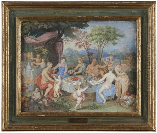 Springtime Feast With Figures - view 1