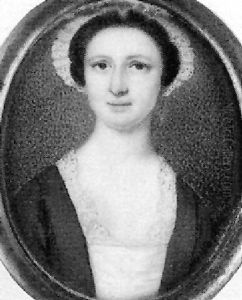 A Young Lady Wearing Blue Dress With White Bodice And Frilled Lace Collar, And Indoor Lace Bonnet by Peter Paul Lens