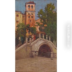 Campanile Della Chiesa San Felice A Venezia - 1928 by Rocco Lentini