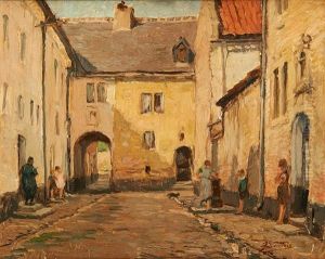 Les Enfants Sur Les Pas-de-porte