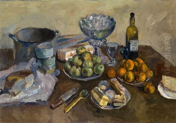 Still Life With Cakes And Fruit - view 1