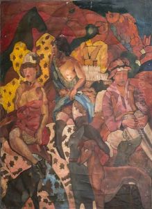 On The Seashore by Aristarkh Vasilievic Lentulov