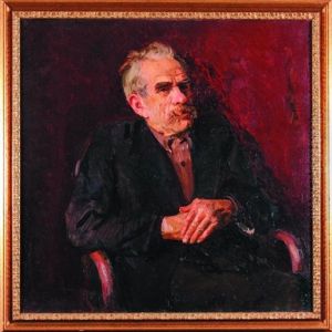 Portret Mezczyzny W Fotelu by Stanislaw Lentz