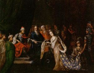 Solomon And The Queen Of Sheba by Carl Gottlieb Lenz