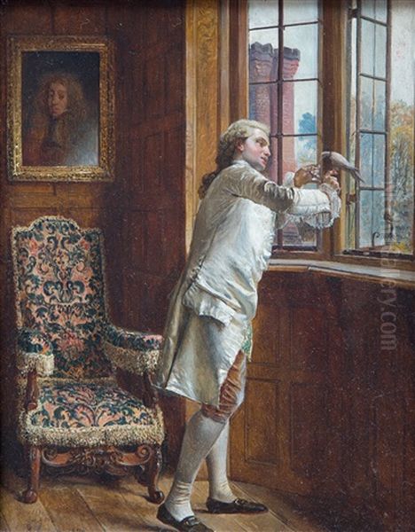 A Gentleman With A Bird - view 1