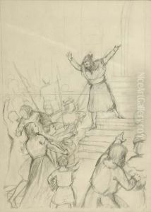 Esboco Para O Painel Revolucao De 1385 by Ceia Bemvindo