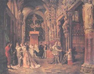 Portico De La Gloria, Cathederal Of Santiago De Compostela (le Marquises Queteuses Au Moyen Age)