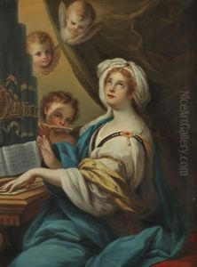 Saint Cecilia by Achille Leonardi