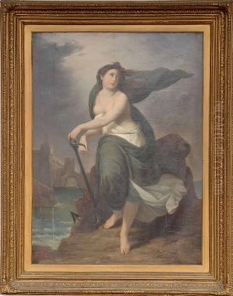 Female Figure In Landscape - view 1