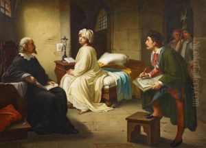 Guido Reni Zeichnet Beatrice Cenci Im Kerker