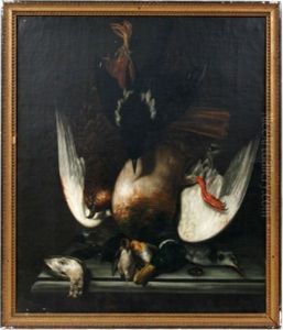 Still Life Of Wild Game by Achille Leonardi