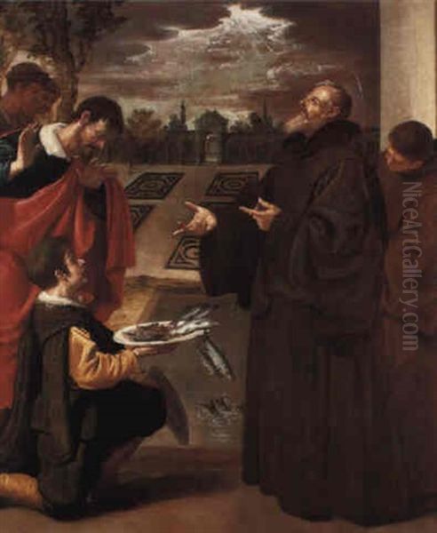 St. Francis Of Paola Blessing The Fish - view 1