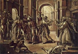 Die Geiselung Christi by Lorenzo Leonbruno