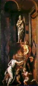 Sacrificio A Giove by Lorenzo Leonbruno