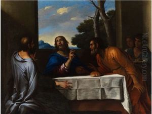 Das Abendmahl In Emmaus by Andrea di Leone