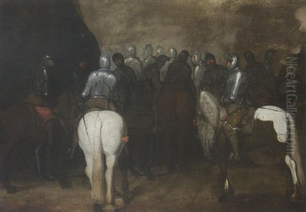 Cavalieri Con Armatura A Cavallo - view 1