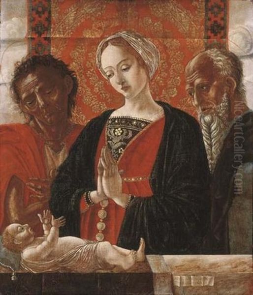 The Madonna And Child With Saint John The Baptist And Another Saint - view 1
