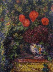 Vaso Con Fiori, 1914 by Enrico della (Lionne) Leonessa