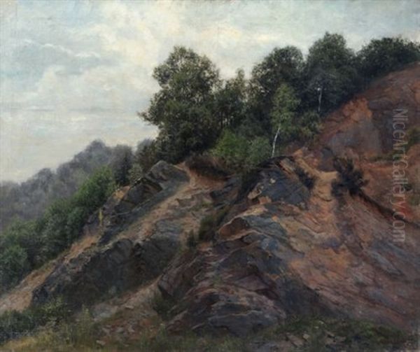 Verlassener Steinbruch (im Wachwitzer Grund Bei Dresden) - view 1