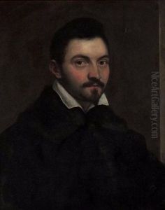 Portrait Du Peintre Girolamo Nanni by Ottavio Leoni