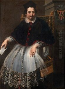 Portrait De L'eveque Amicus Panicus De Sarsina, Comte De Bobbio