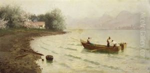 Fischer Im Chiemsee by Carl Leopold