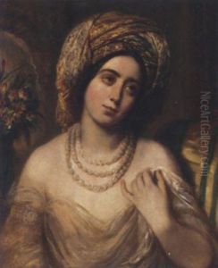 An Elegant Lady Wearing A Turban thumbnail