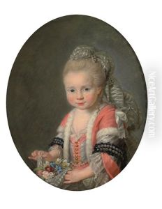 Bildnis Eines Kleinen Madchens In Einem Turkischen Kleid by Charles Lepeintre