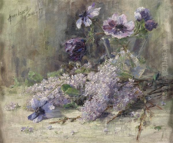 Anemonen Und Flieder - view 1