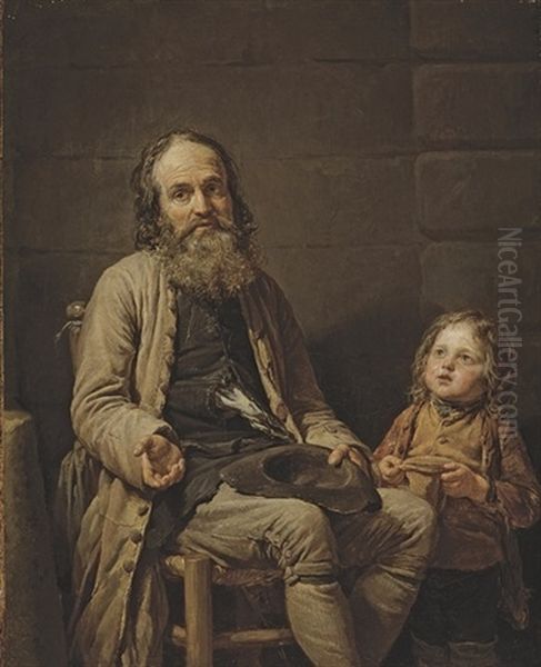 Le Vieux Mendiant Et L'enfant - view 1