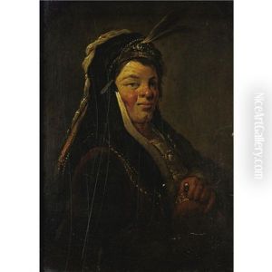 Portrait Of A Man With Oriental Headdress
