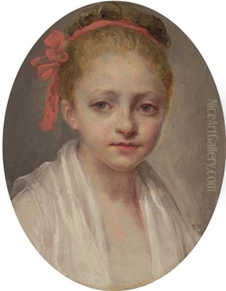 Portrait Of A Girl, In A White Chemise - view 1