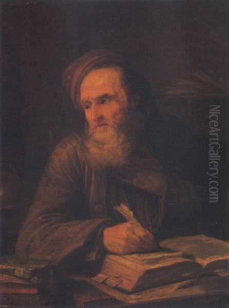 A Scholar In His Study - view 1