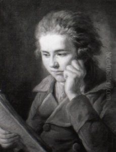 Jeune Homme Lisant by Nicolas Bernard Lepicie