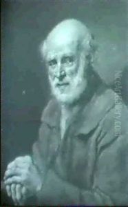 Portrait D'un Homme Barbu Assis by Nicolas Bernard Lepicie