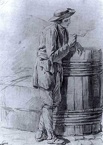Jeune Homme A La Pipe - view 1